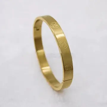 Om Men's Gold Bracelet